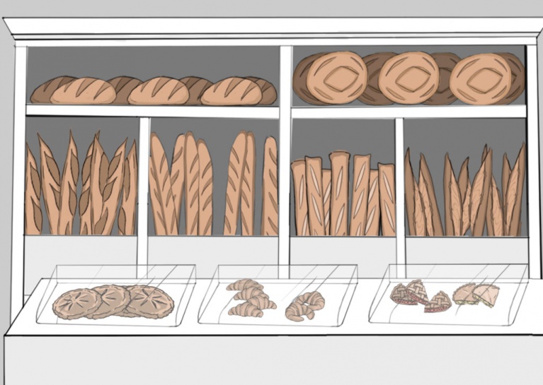 capture du jeu Another day : Illustration d'une boulangerie