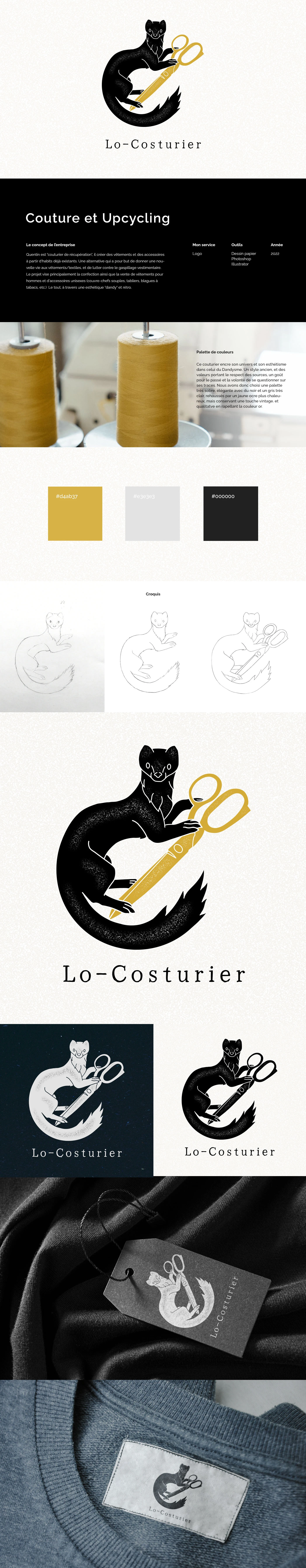 presentation du projet ainsi que de la marque, le style guide de la refonte graphique, les différentes étapes de création. Déclinaision du logo sur différents supports.